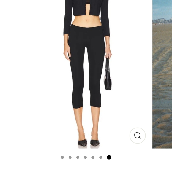 NWT Only Hearts So Fine  cropped leggings chocolate brown size small - Picture 5 of 8